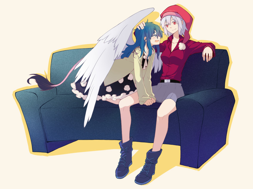 kishin sagume and doremy sweet (touhou) drawn by beichen_xiaobei