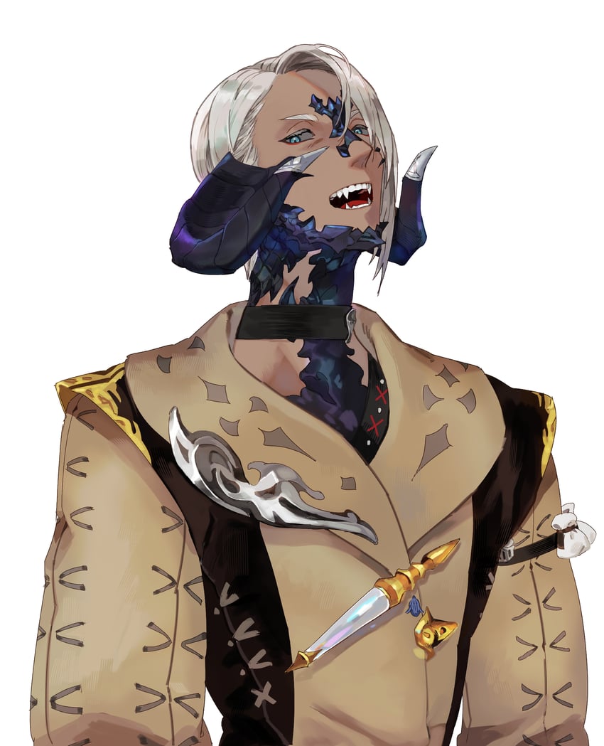 warrior of light (final fantasy and 1 more) drawn by gg_dal