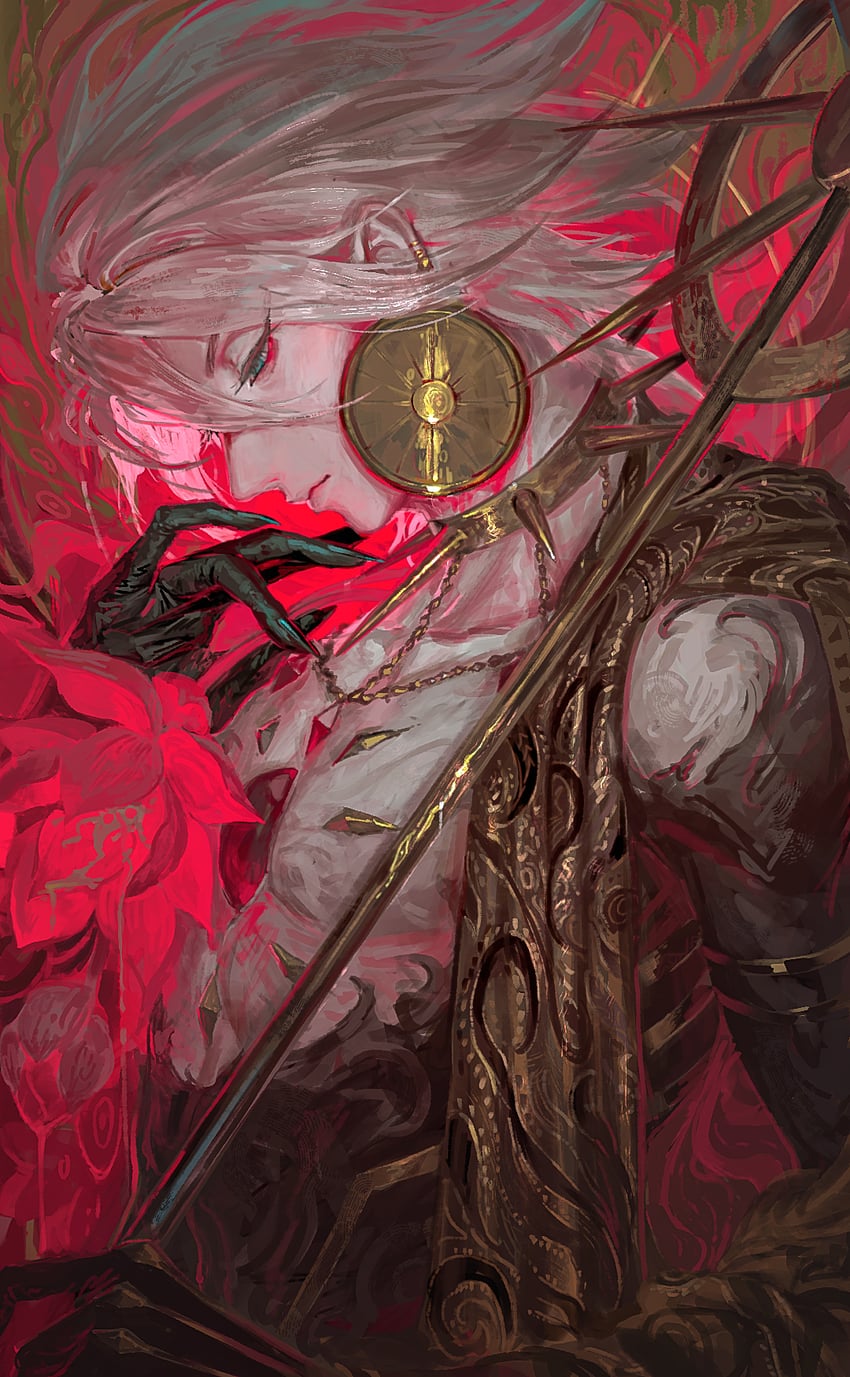 karna (fate and 1 more) drawn by egawa_akira