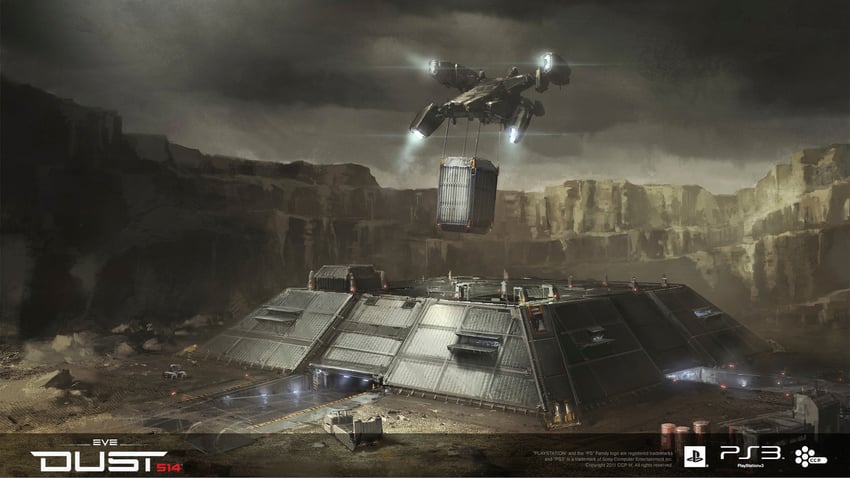 eve online and 1 more drawn by galan_pang