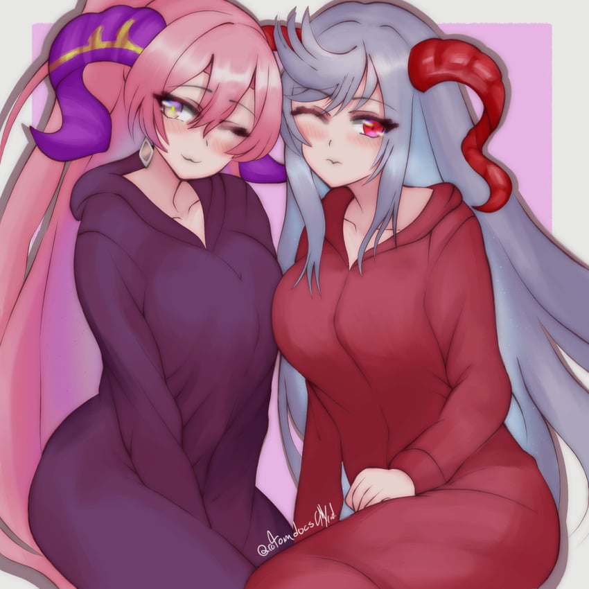 freyja and nerthuz (fire emblem and 1 more) drawn by rotomdocs