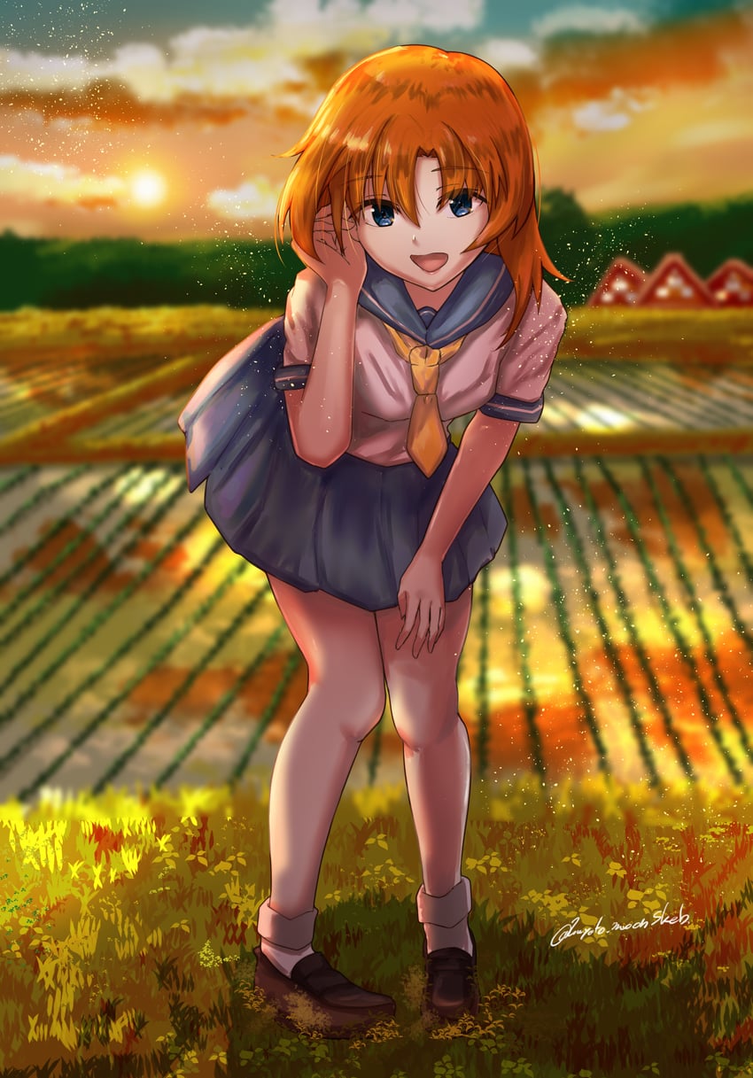 ryuuguu rena (higurashi no naku koro ni) drawn by ikecchi_(hayato_moon)