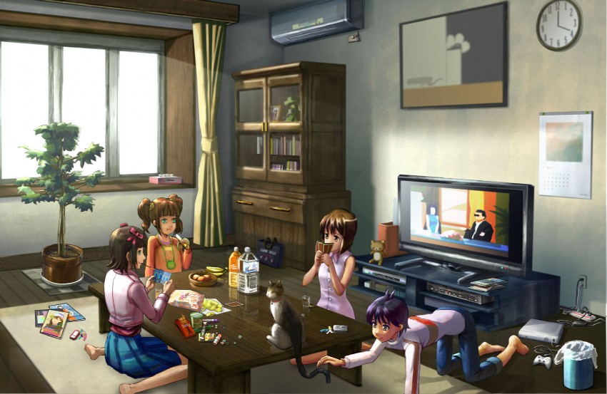 amami haruka, kikuchi makoto, takatsuki yayoi, miura azusa, and hagiwara yukiho (idolmaster and 1 more) drawn by kanedamahiru