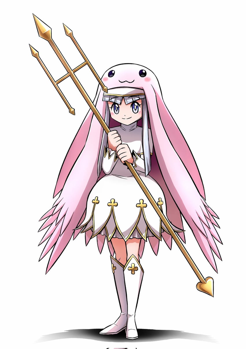 sistermon blanc (digimon) drawn by watagashikn