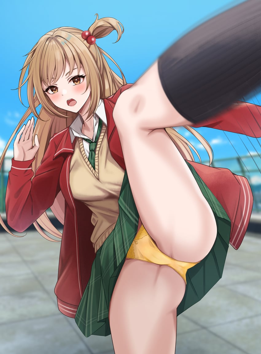 amagake yuuri (deatte 5-byou de battle) drawn by yuzuyu_(hyui)