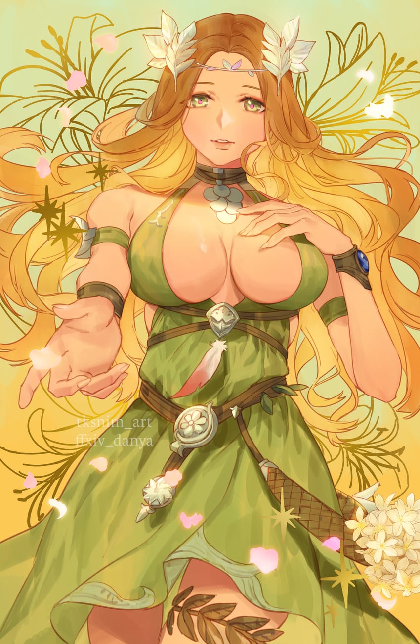 nophica (final fantasy and 1 more) drawn by tk_(tksnim)