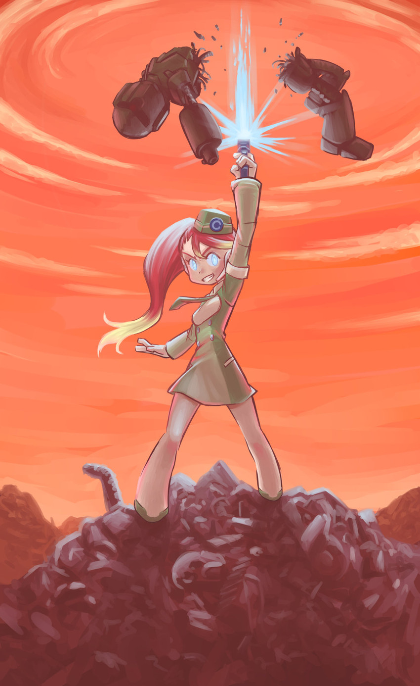 call, vile, and call e (mega man and 2 more) drawn by enmouno