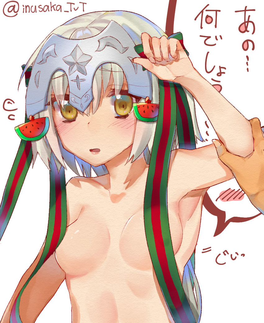 jeanne d'arc alter santa lily (fate and 1 more) drawn by inusaka