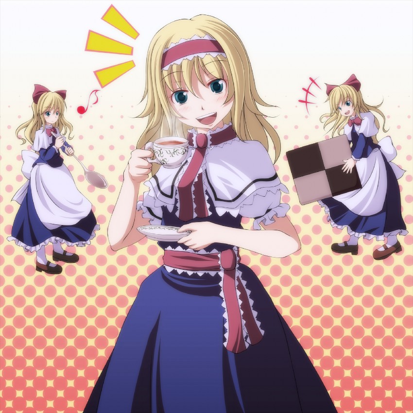 alice margatroid and shanghai doll (touhou) drawn by tsukishiro_saika