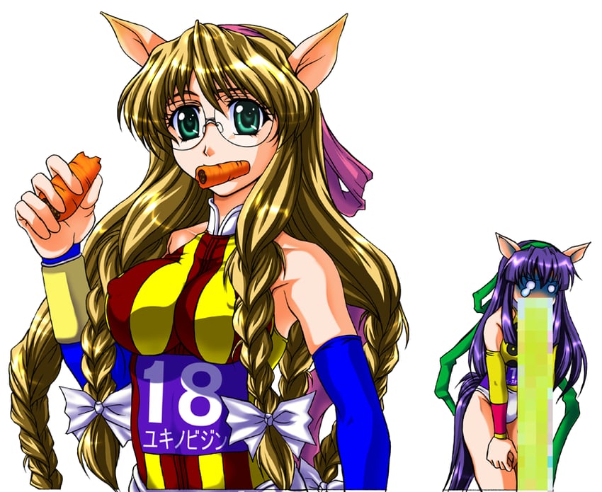 yukino bijin and peace of world (real life) drawn by abriel00