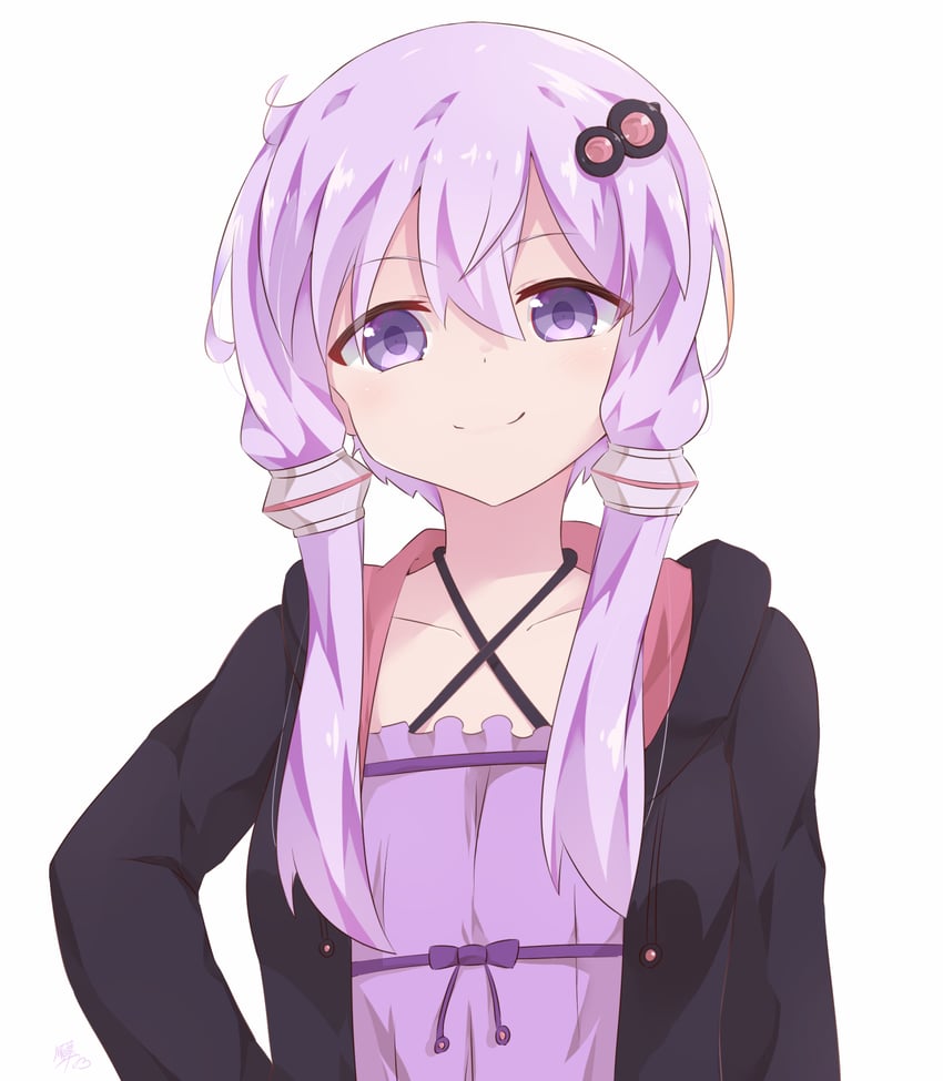 yuzuki yukari (vocaloid and 1 more) drawn by yoriha_yashiro