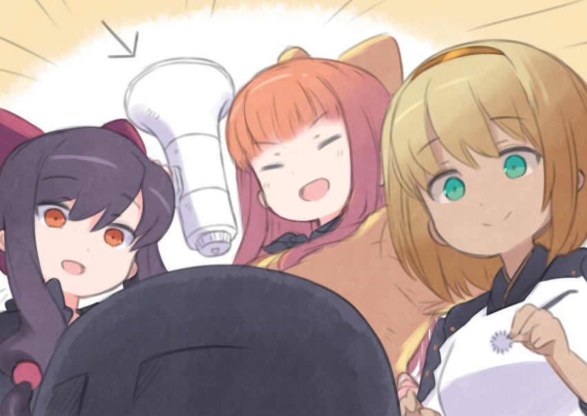 chatan nakiri, chiyoganemaru, and chiganemaru (tenka hyakken) drawn by itafukasu