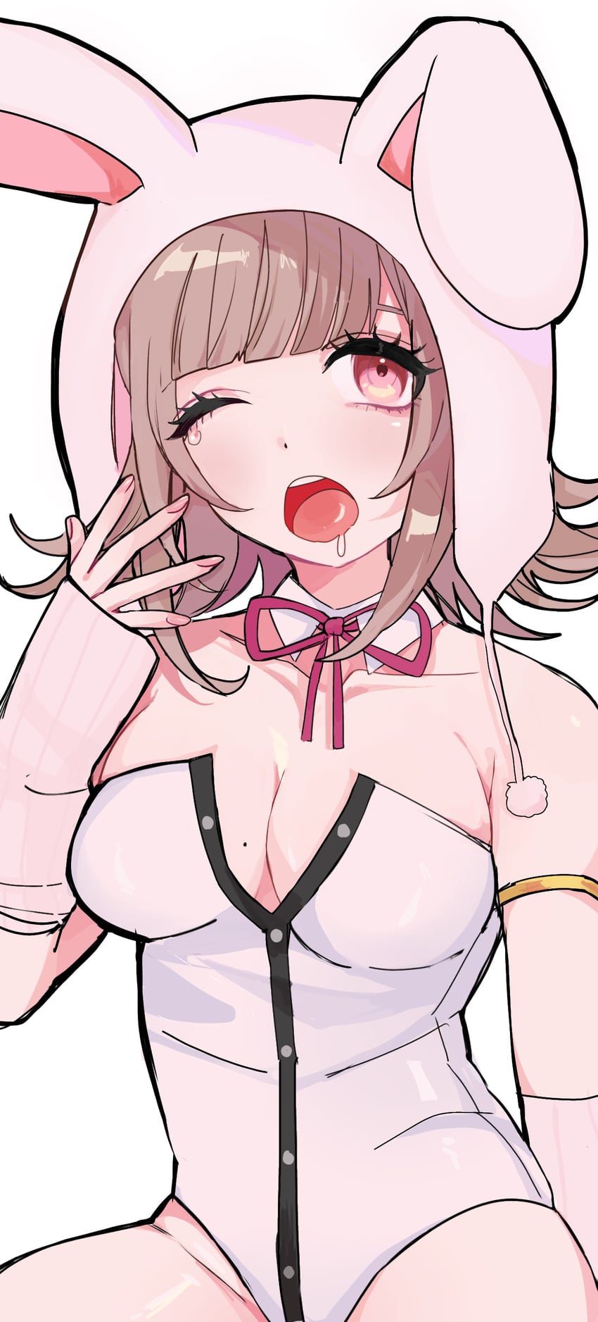 nanami chiaki (danganronpa and 1 more) drawn by gyutan_tan