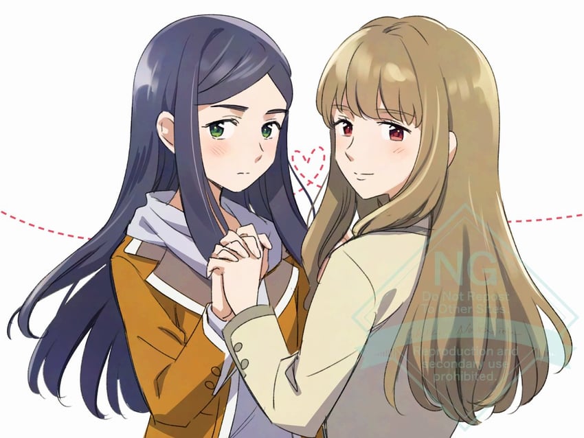kuga natsuki and fujino shizuru (my-hime) drawn by nakajima_shiki