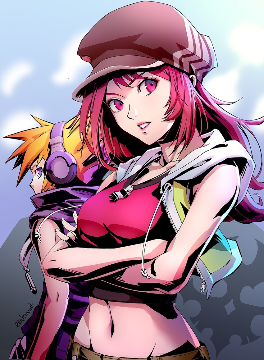 sakuraba neku and misaki shiki (subarashiki kono sekai) drawn by datcravat