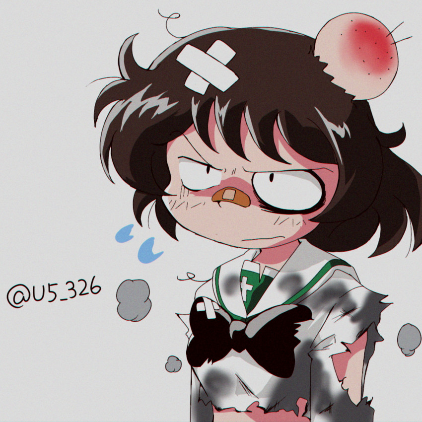 akiyama yukari (girls und panzer) drawn by choroli_(chorolin)