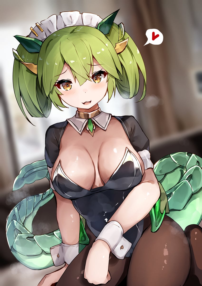 parlor dragonmaid (yu-gi-oh!) drawn by se-u-ra
