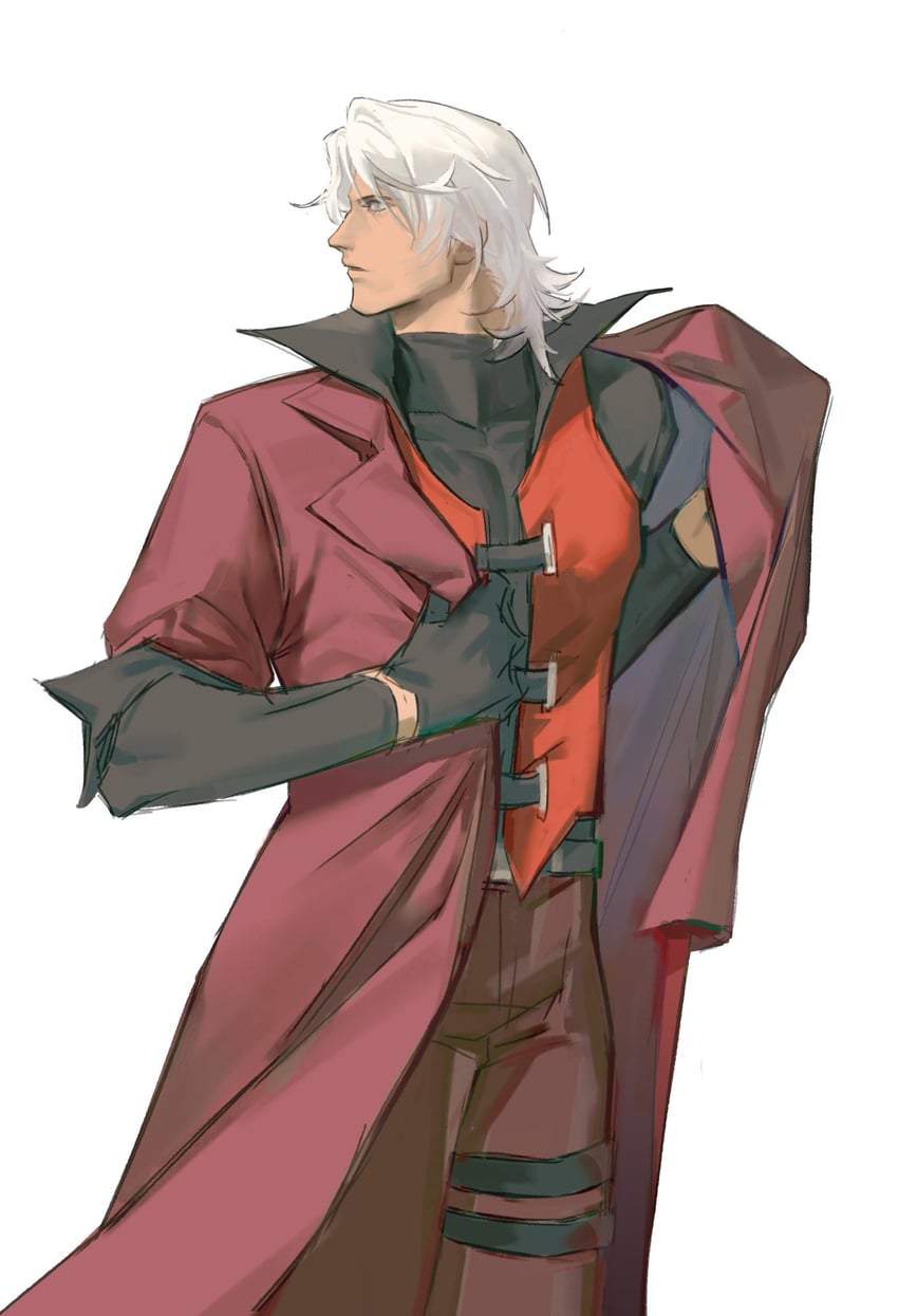 dante (devil may cry and 1 more) drawn by jing84672940