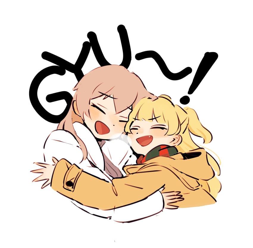 jougasaki mika and jougasaki rika (idolmaster and 1 more) drawn by iwashi_iwashimo