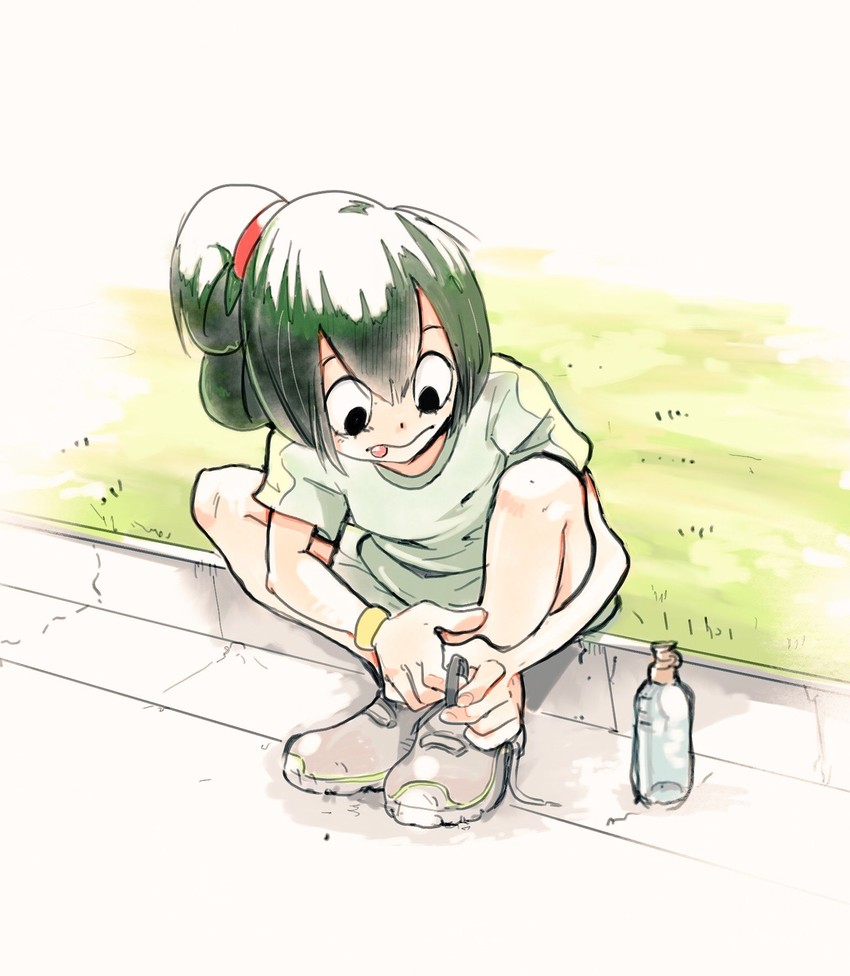 asui tsuyu (boku no hero academia) drawn by phil_dragash