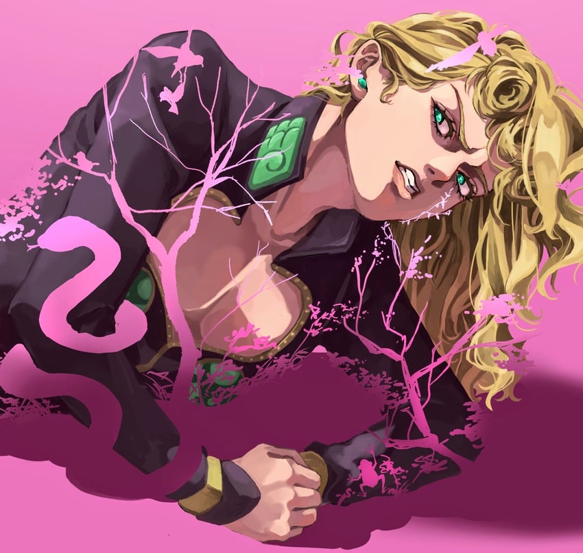 giorno giovanna (jojo no kimyou na bouken and 1 more) drawn by togusa_jj