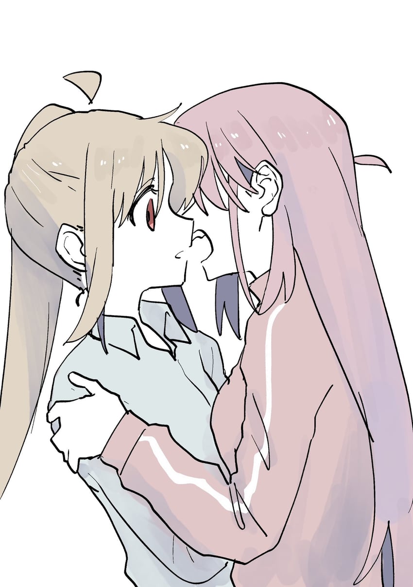 gotoh hitori and ijichi nijika (bocchi the rock!) drawn by totobe