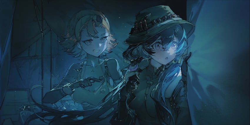 lotta and balthilde (girls' frontline and 1 more) drawn by dalanxia