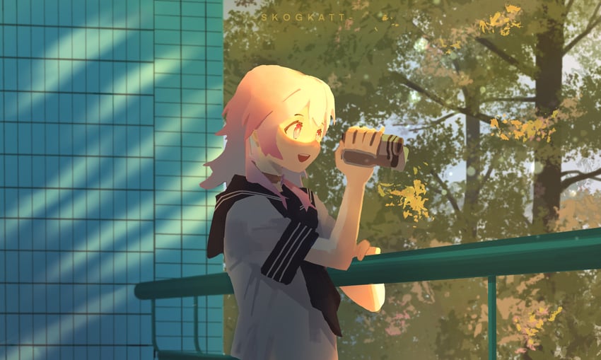 march 7th (honkai and 1 more) drawn by skogkatt