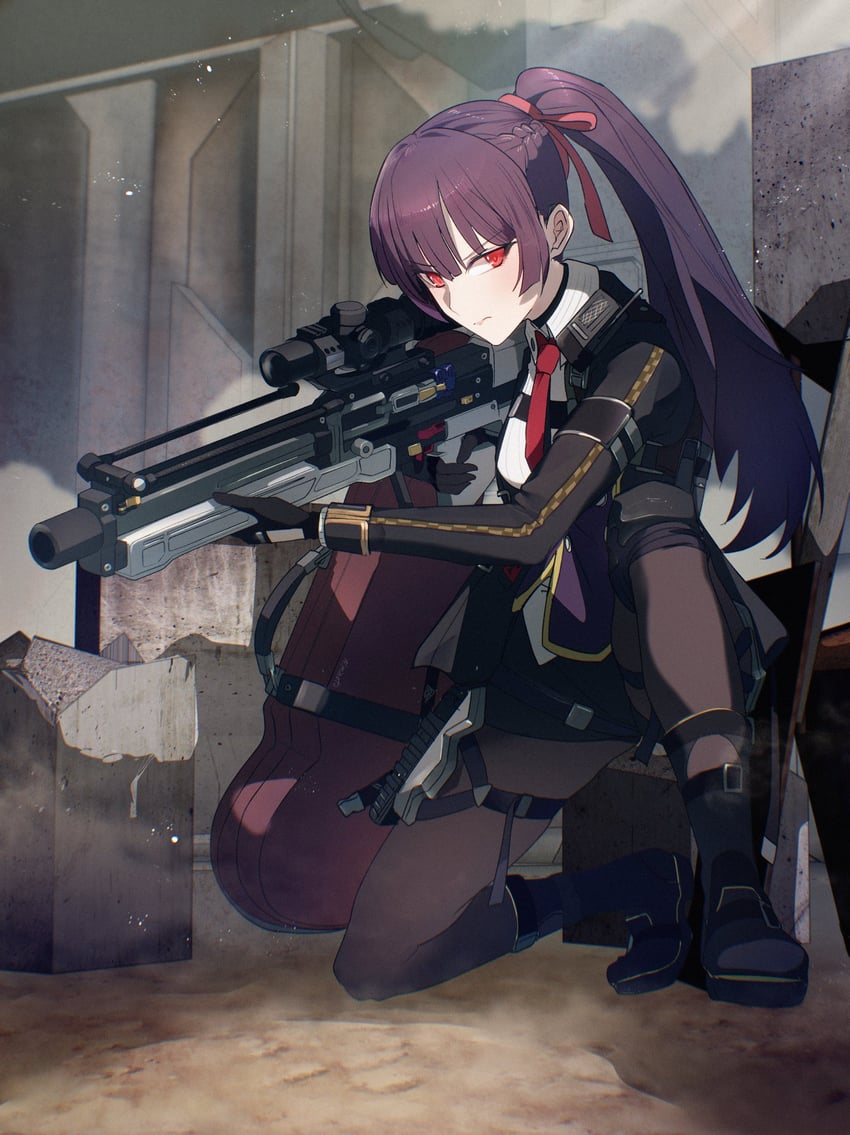 wa2000 and makiatto (girls' frontline and 1 more) drawn by mineta_naoki
