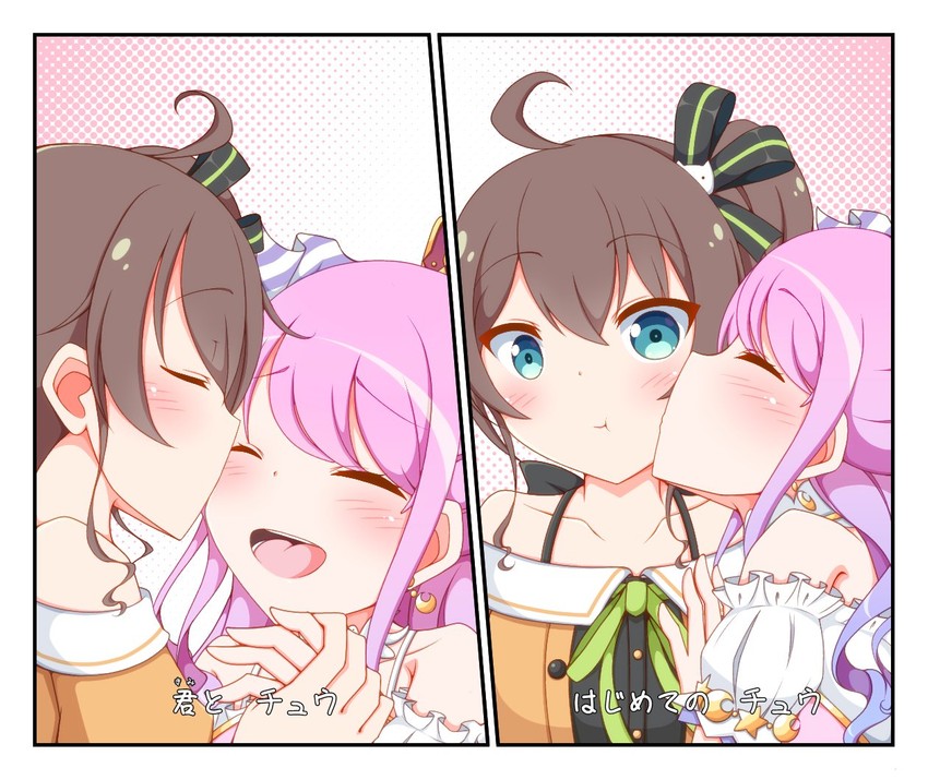 natsuiro matsuri and himemori luna (hololive) drawn by yukino_tsukasa