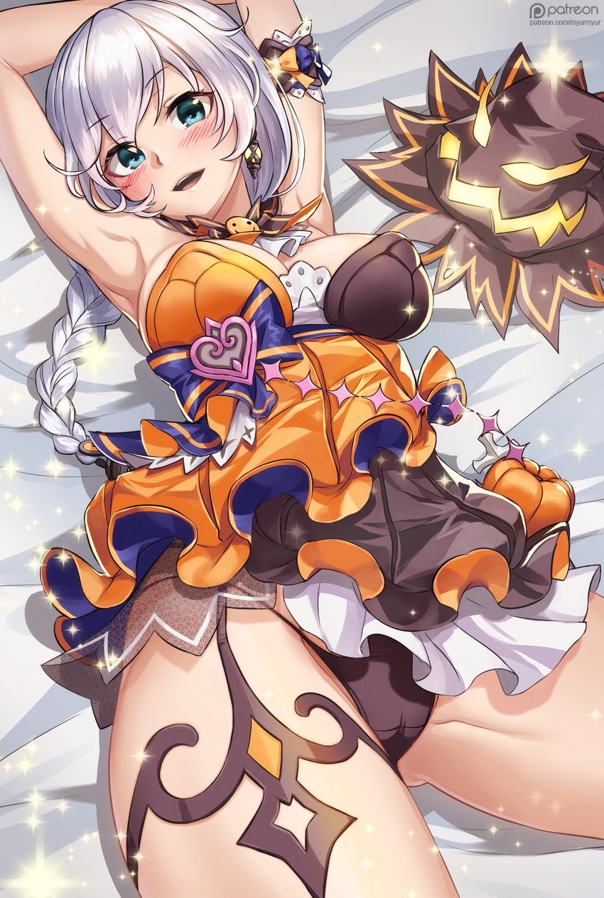 kallen kaslana (honkai and 1 more) drawn by myurumyuru