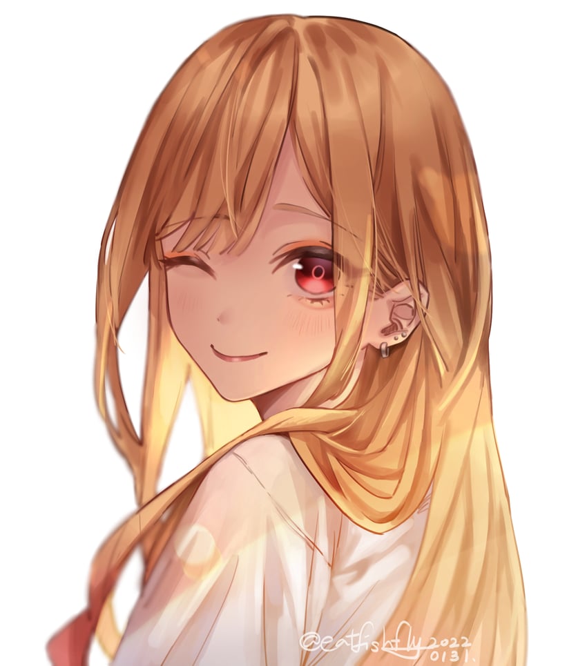 kitagawa marin (sono bisque doll wa koi wo suru) drawn by aji_(eatfishfly)