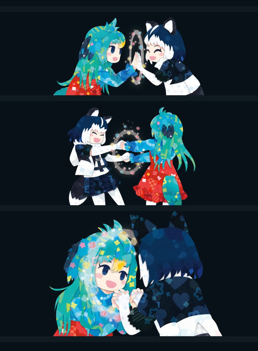siberian husky and resplendent quetzal (kemono friends) drawn by kikuchi_milo