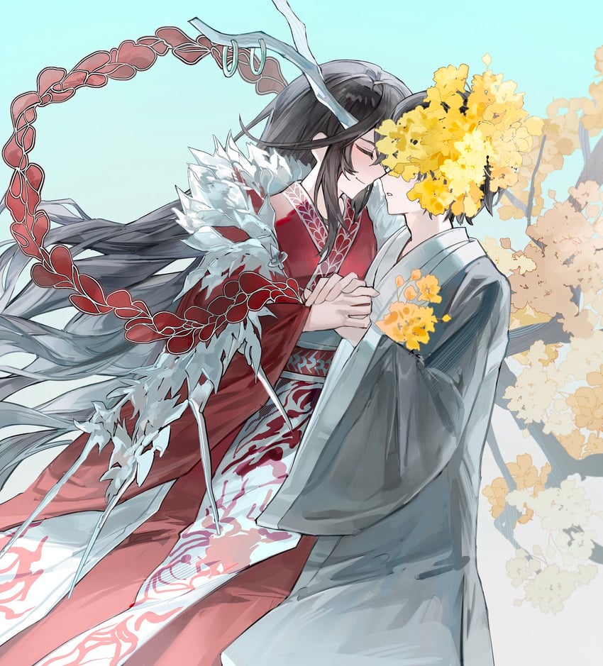 yi sang and hong lu (project moon and 1 more) drawn by bochishiraita