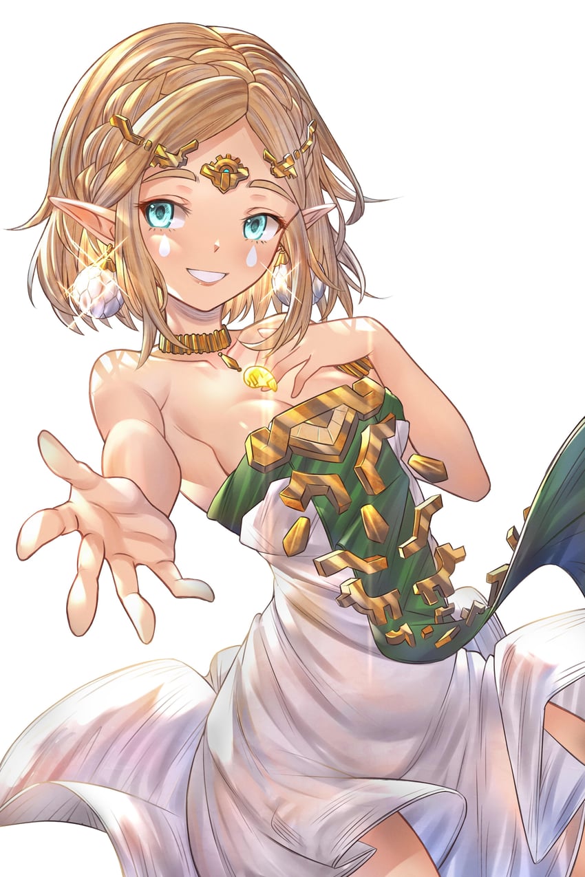 princess zelda (the legend of zelda and 1 more) drawn by honkivampy