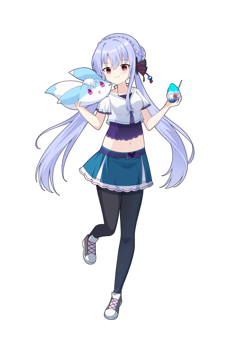 sorakado ao and inari (summer pockets) drawn by kk0220
