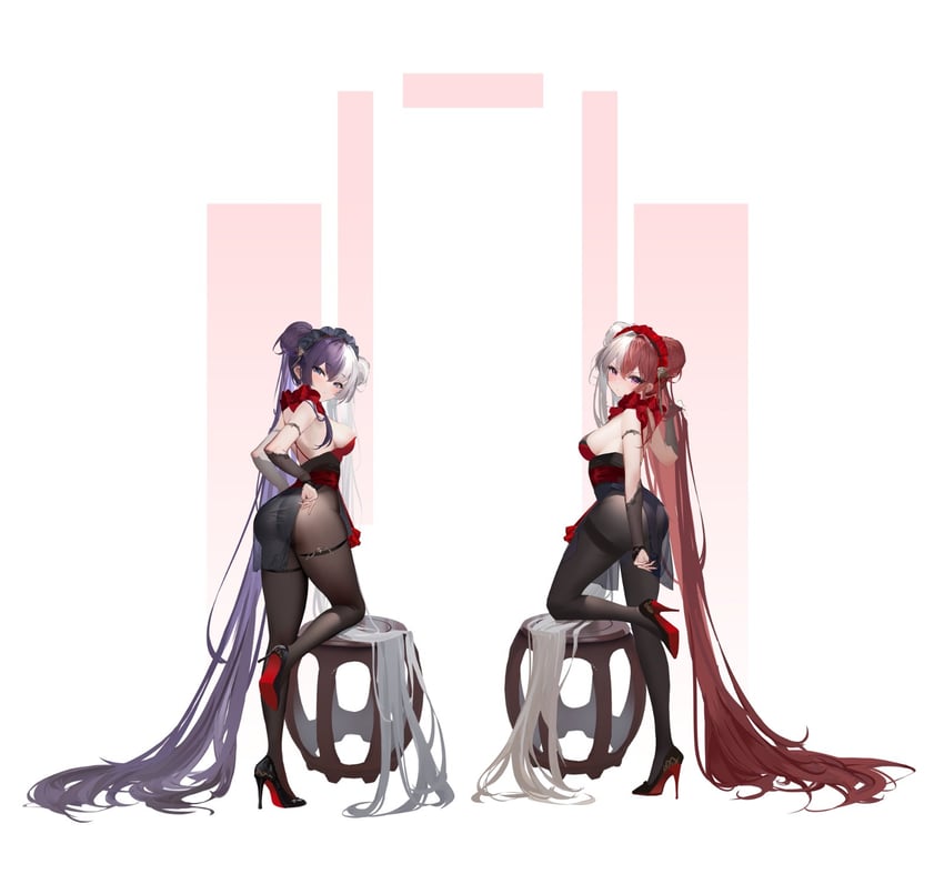 ying swei and chao ho (azur lane) drawn by yyy_(zelda10010)