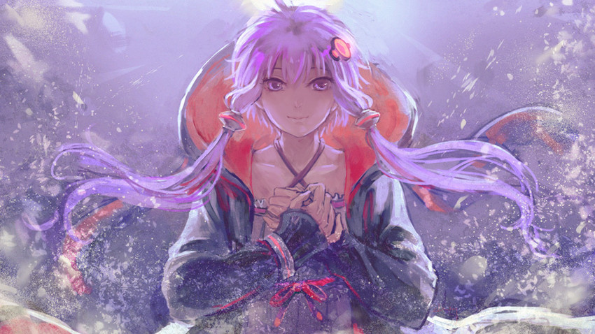 yuzuki yukari (vocaloid and 1 more) drawn by yamakawa_umi