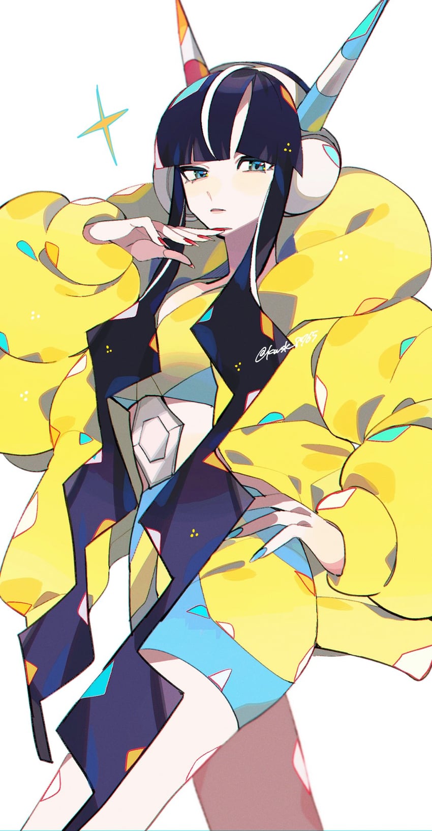 elesa (pokemon and 1 more) drawn by kawasaki_(kwsk_8765)