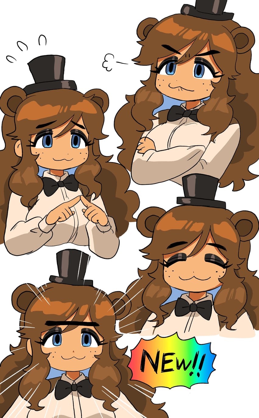 freddy fazbear (five nights at freddy's and 1 more) drawn by minami_(mnm-kyk)