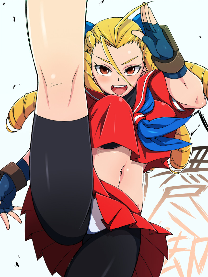 kanzuki karin (street fighter and 1 more) drawn by konboi-eg