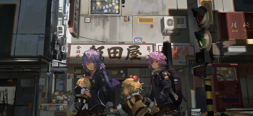 neptune, pururut, and pish (neptune and 1 more) drawn by novelance