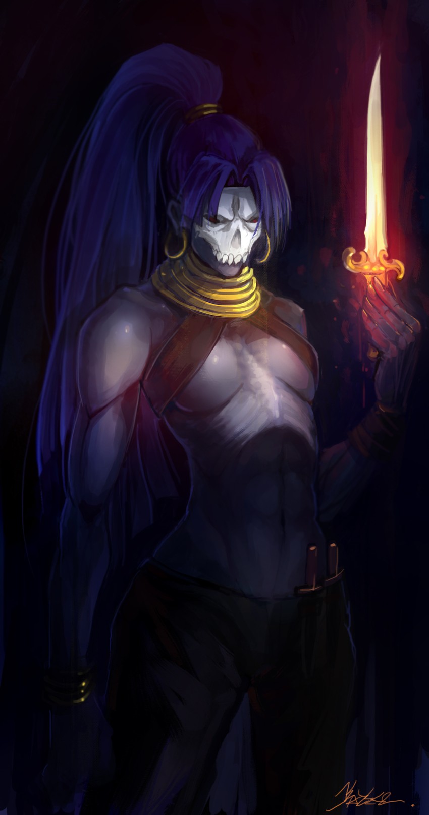 assassin and female assassin (fate and 1 more) drawn by kazeco