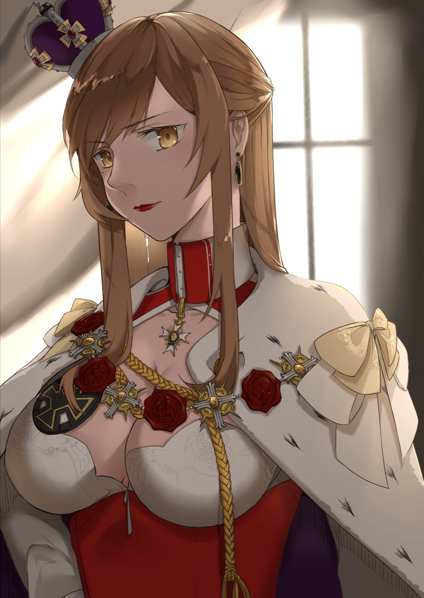 king george v (warship girls r) drawn by lingsong