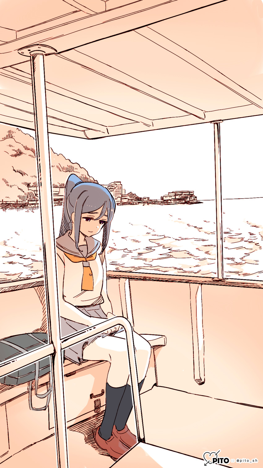 matsuura kanan (love live! and 1 more) drawn by pito_(sh02327)