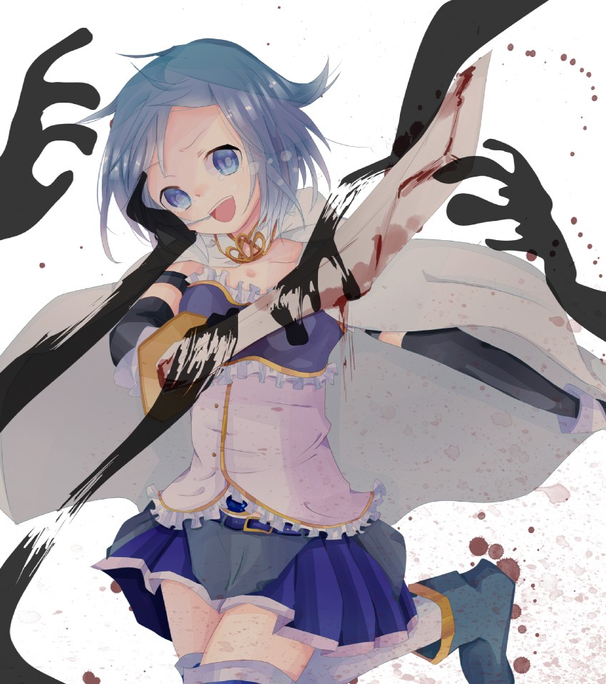 miki sayaka (mahou shoujo madoka magica) drawn by hinoki_(tomatoxxx)