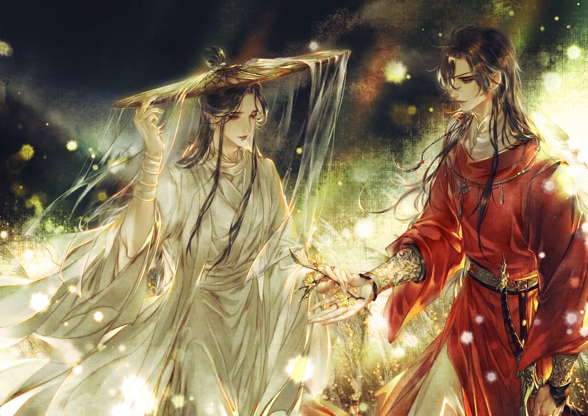 xie lian and hua cheng (tianguan cifu) drawn by starember