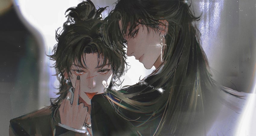 yang jian and chen xiang (new gods: yang jian) drawn by pouletrizfleur