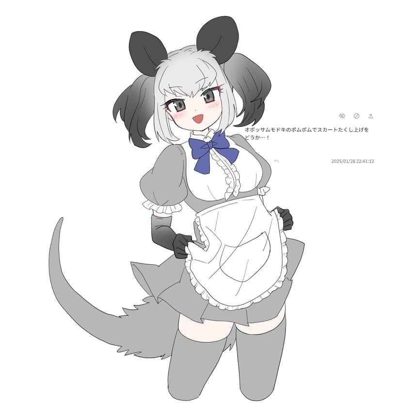 scaly-tailed possum (kemono friends) drawn by chicha_(chi_cha_rigbo)