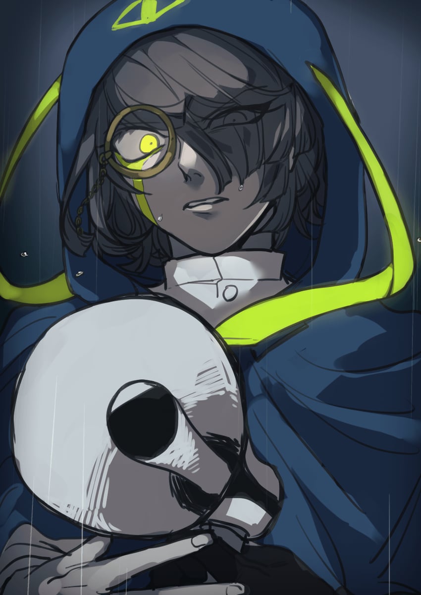 seth burroughs (master detective archives: rain code) drawn by kitada_(rugshot)